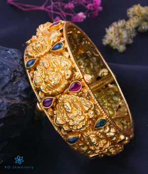 The Kritika Silver Lakshmi Naksi Bracelet (Size 2.2/2.4/2.6/2.8)