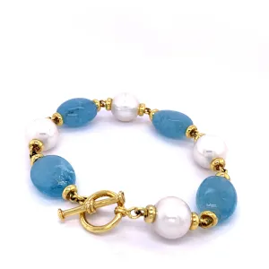 The Mazza Company Aquamarine Bracelet