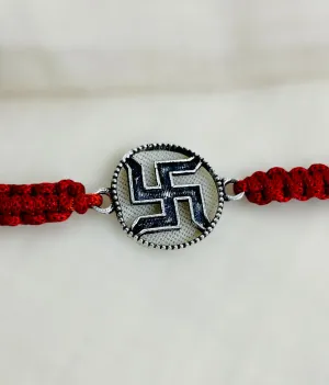 The Om Silver Rakhi