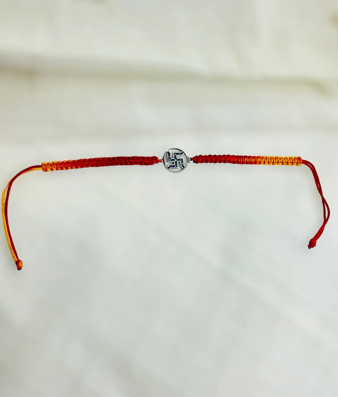 The Om Silver Rakhi