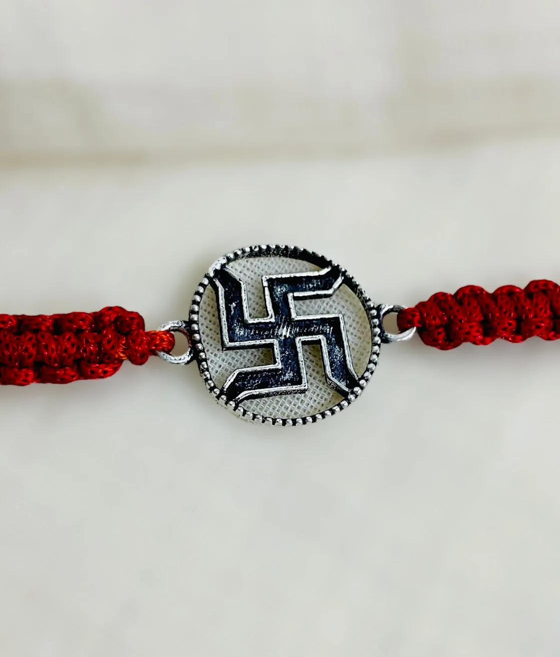 The Om Silver Rakhi