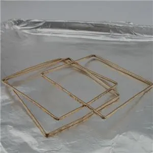 Three Square Bangle Bracelet 14k yellow Gold F Handmade Art Hadar Designers (V)