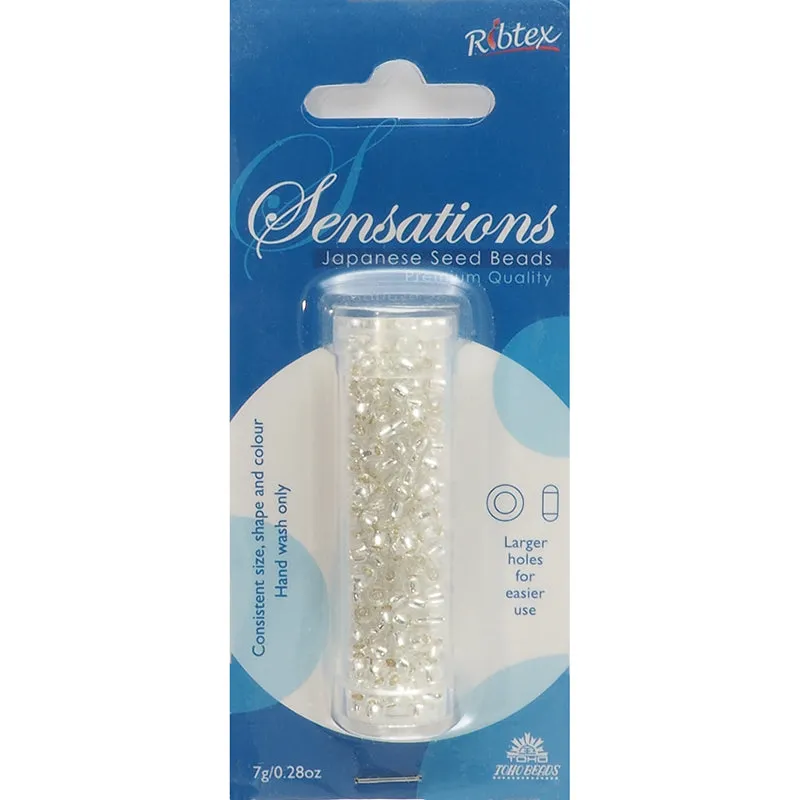 TOHO 3MM SEED BEAD SLVER LINE SLV 7G