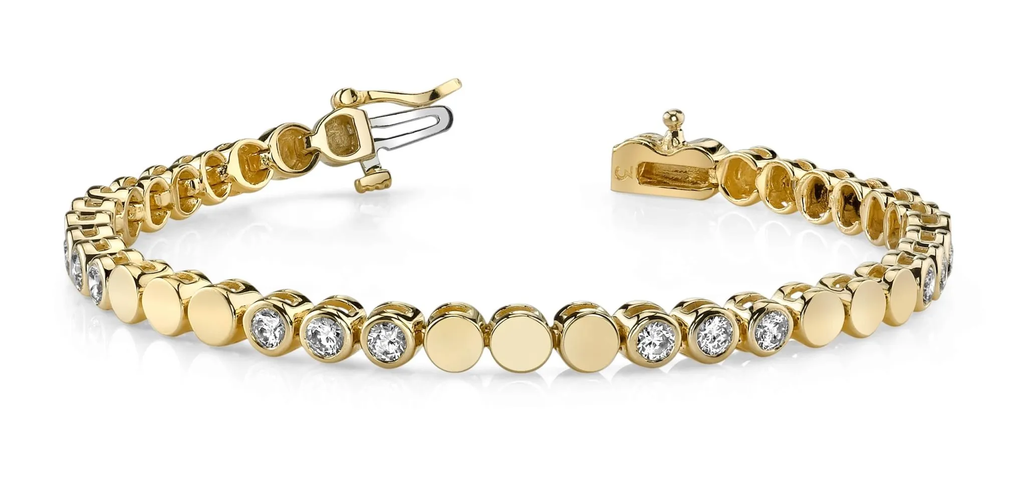 Triple Diamond Bracelet with 1.80 ct.(finished) 3.0mm