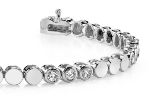 Triple Diamond Bracelet with 1.80 ct.(finished) 3.0mm