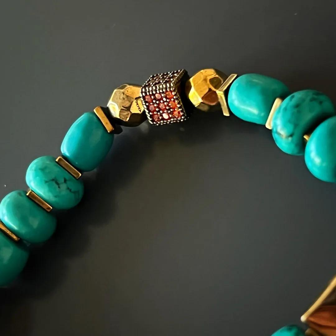 Turquoise Long Lash Bracelet