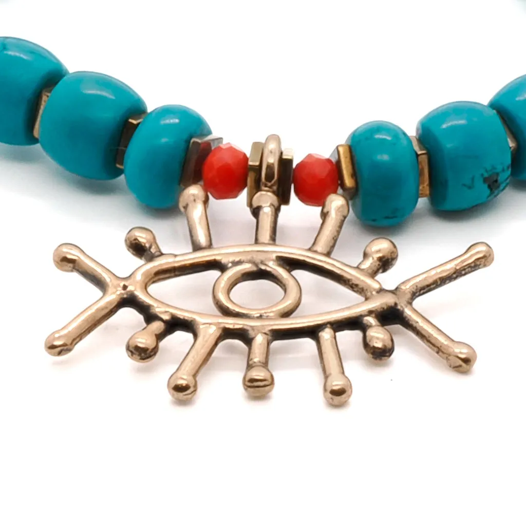 Turquoise Long Lash Bracelet
