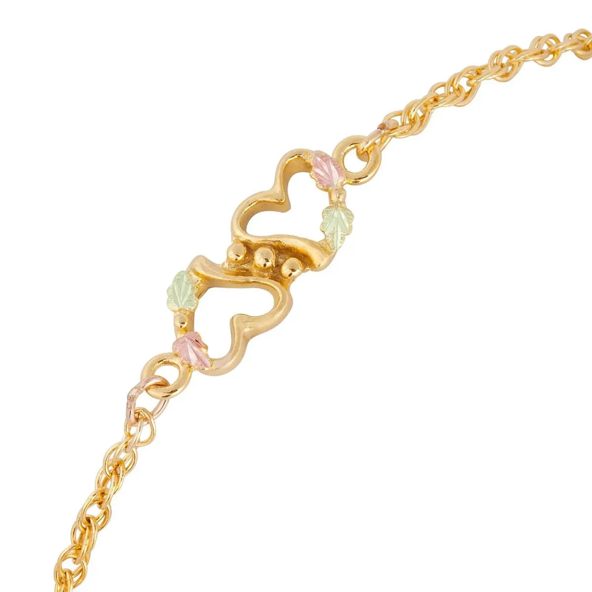 Two Heart - Black Hills Gold Bracelet