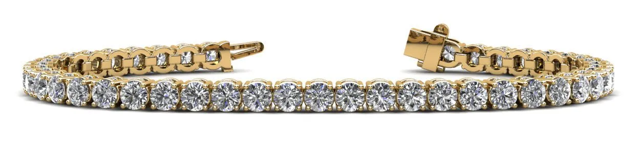 Ultimate Tennis Bracelet with Side Stones Lab-Grown Diamond  with 11.70 ct.(finished) 1.5mm, 4mm