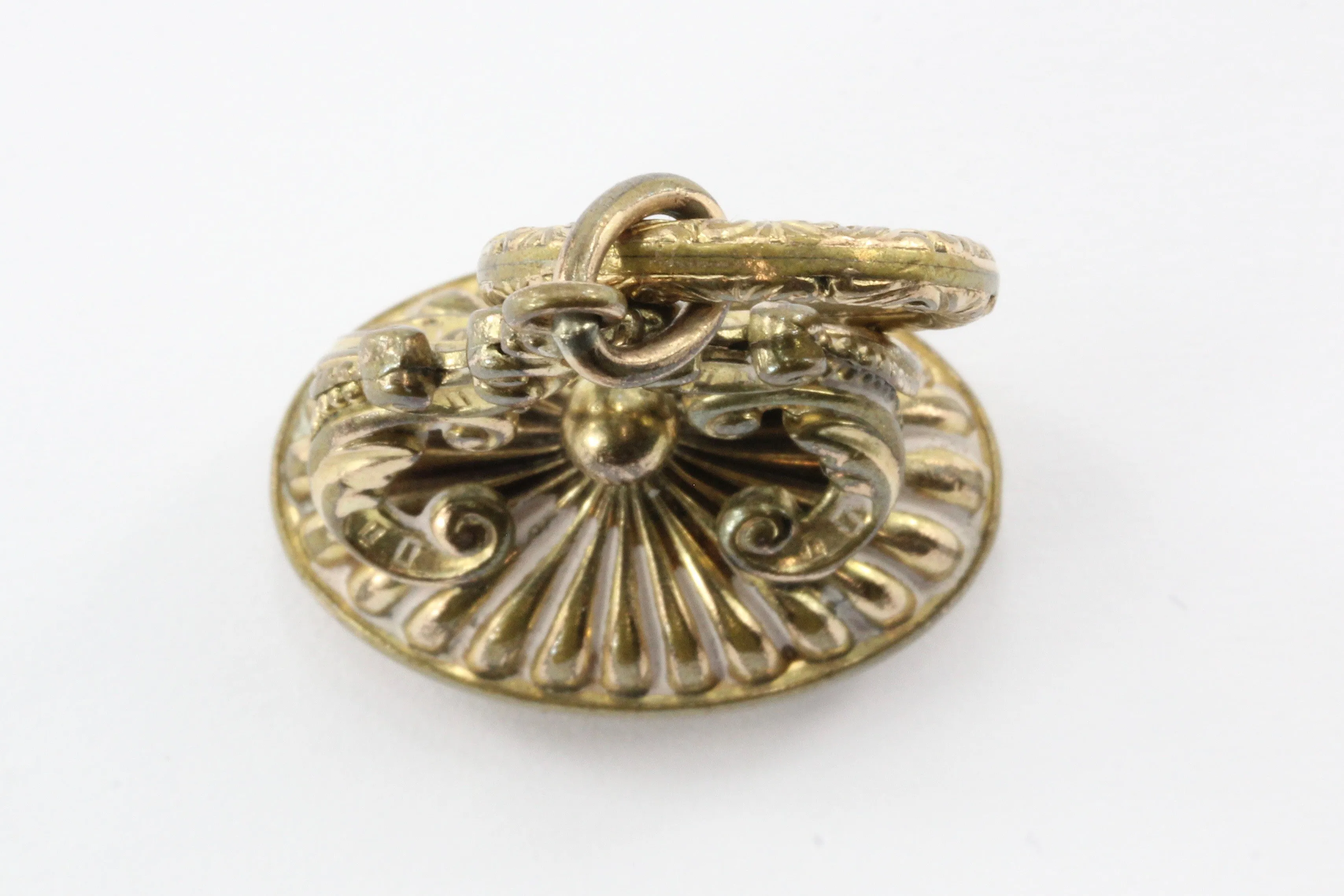 Victorian Gold Filled Signet Watch Fob Tassie Pendant Charm c. 1890