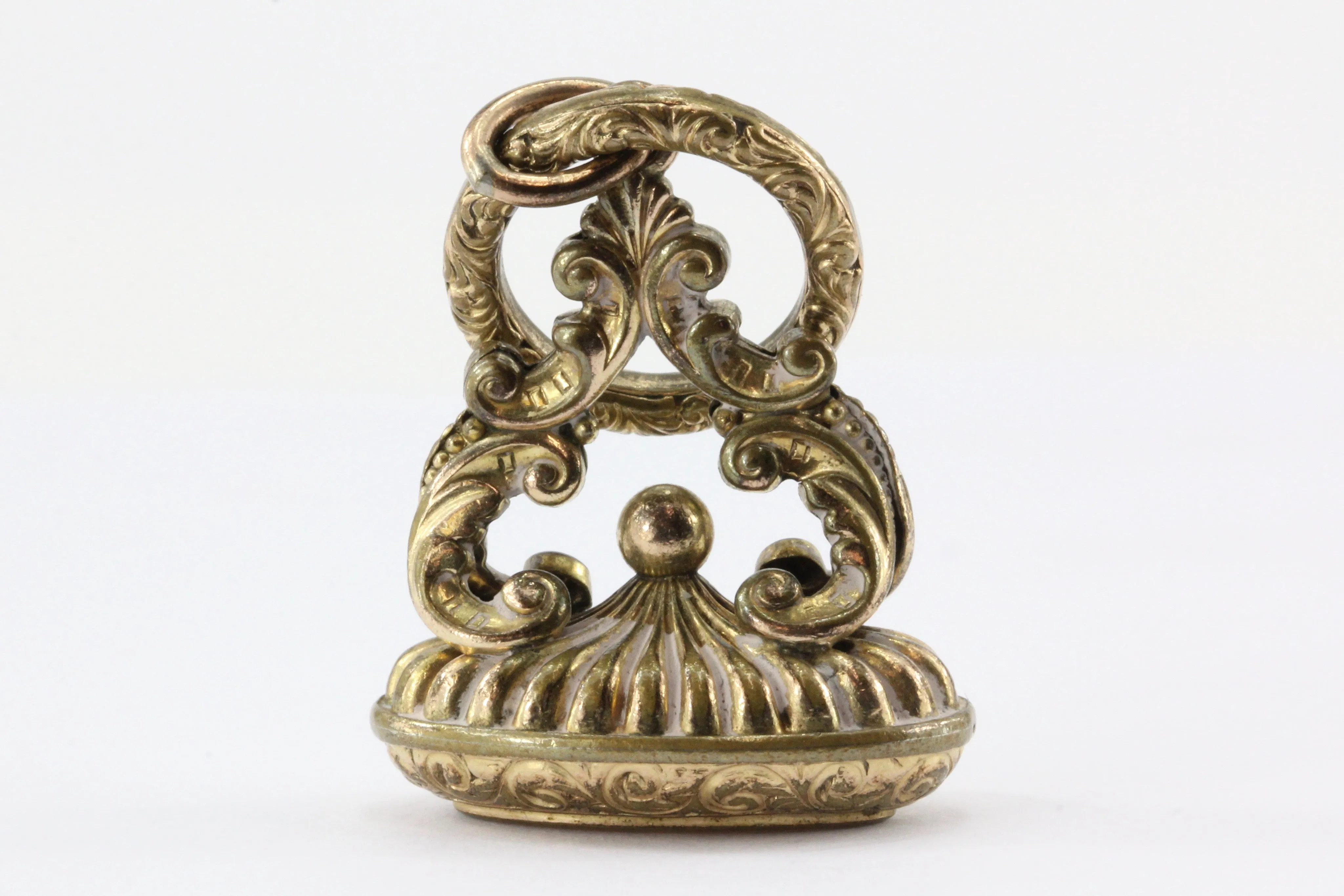 Victorian Gold Filled Signet Watch Fob Tassie Pendant Charm c. 1890