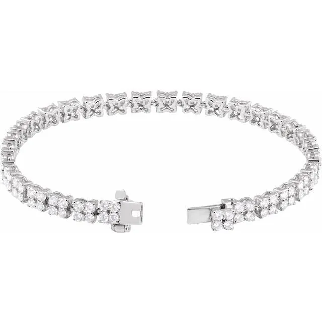 Vintage Diamond Tennis Bracelet
