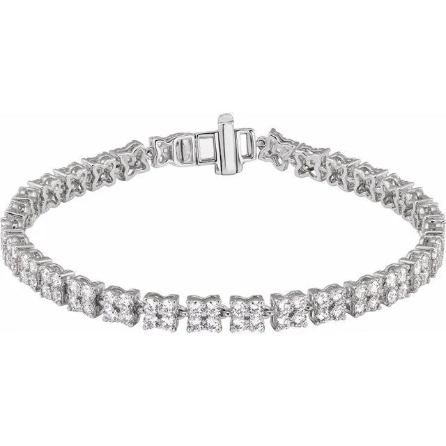 Vintage Diamond Tennis Bracelet