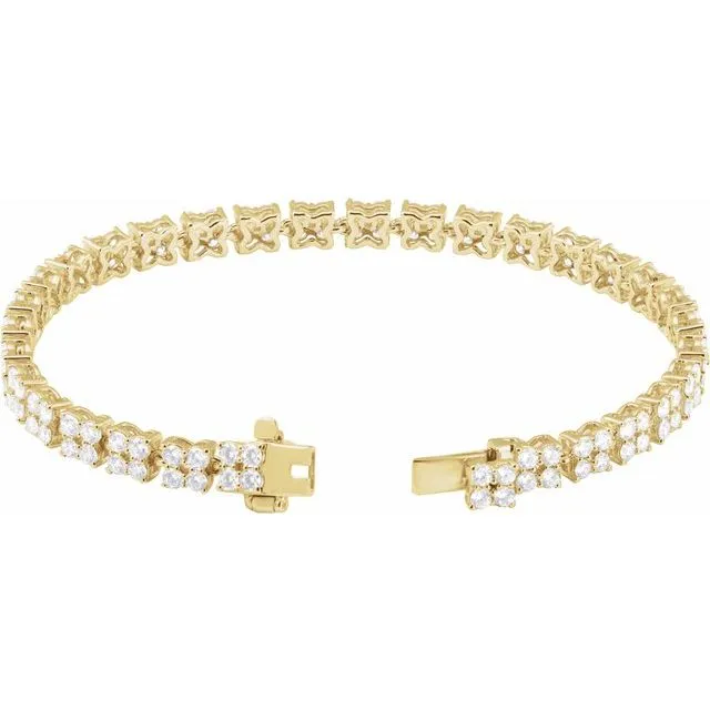 Vintage Diamond Tennis Bracelet