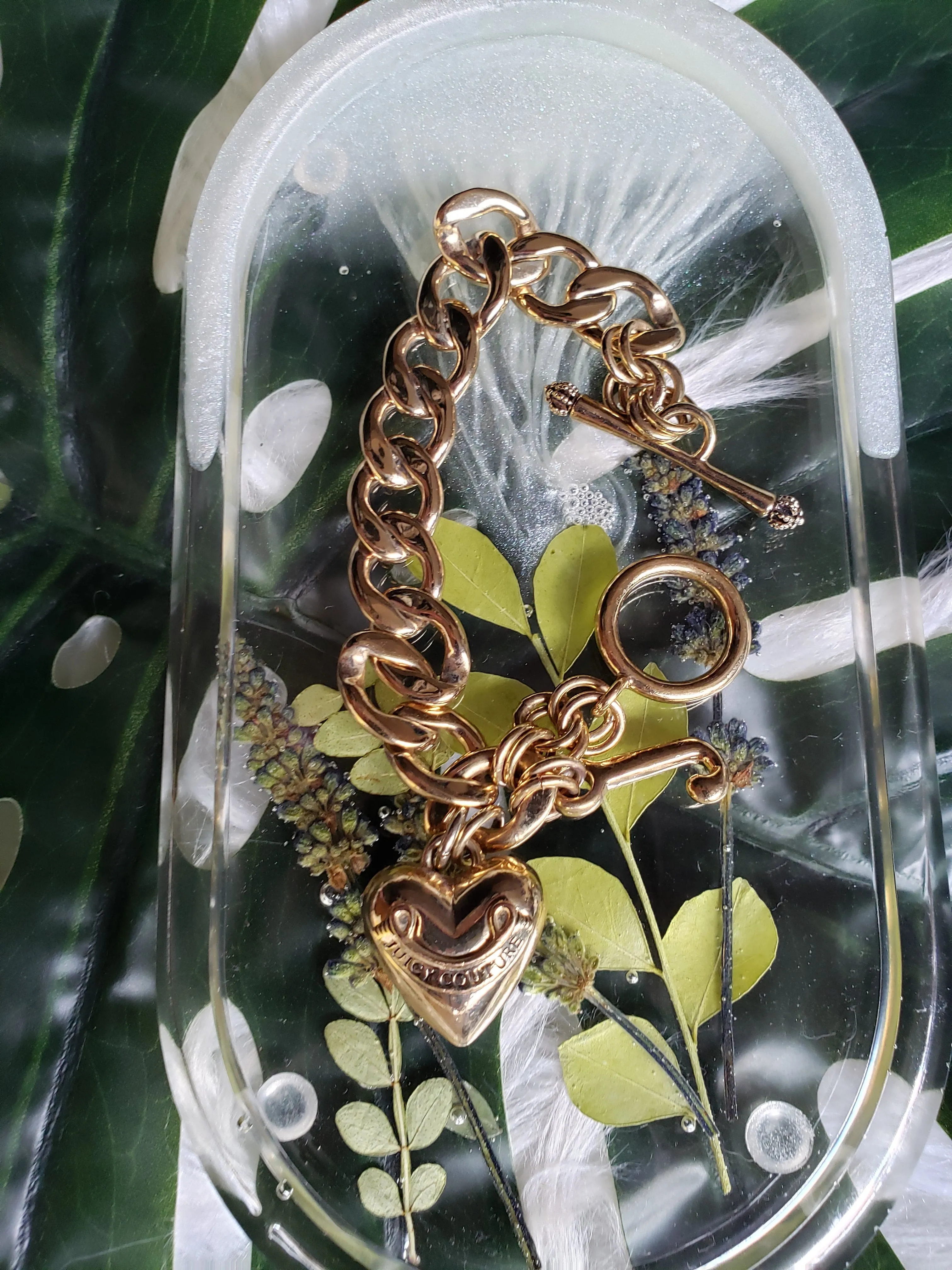 Vintage - Gold Charm Chain Bracelet