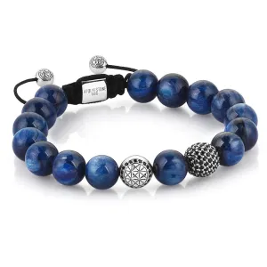 Women's Exclusive Signature Beaded Macrame Bracelet - Silver