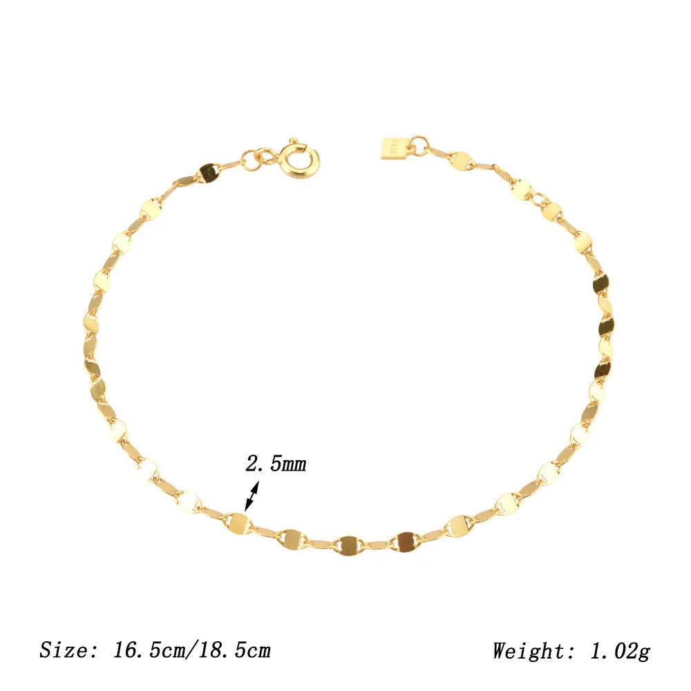 Women's Simple All-match Sterling Silver Bracelet
