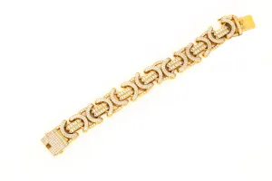 Yellow Byzantine Diamond Bracelet