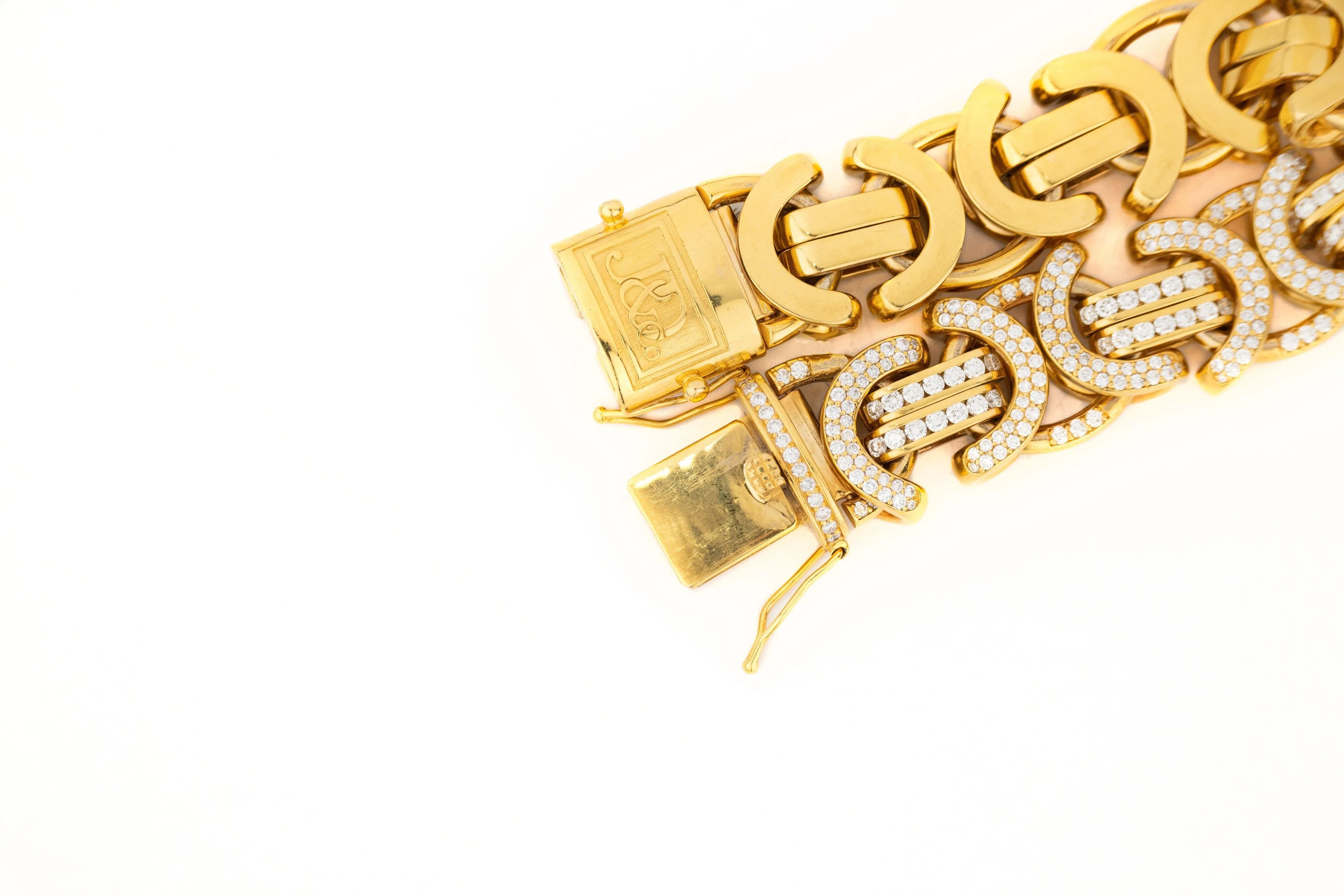 Yellow Byzantine Diamond Bracelet